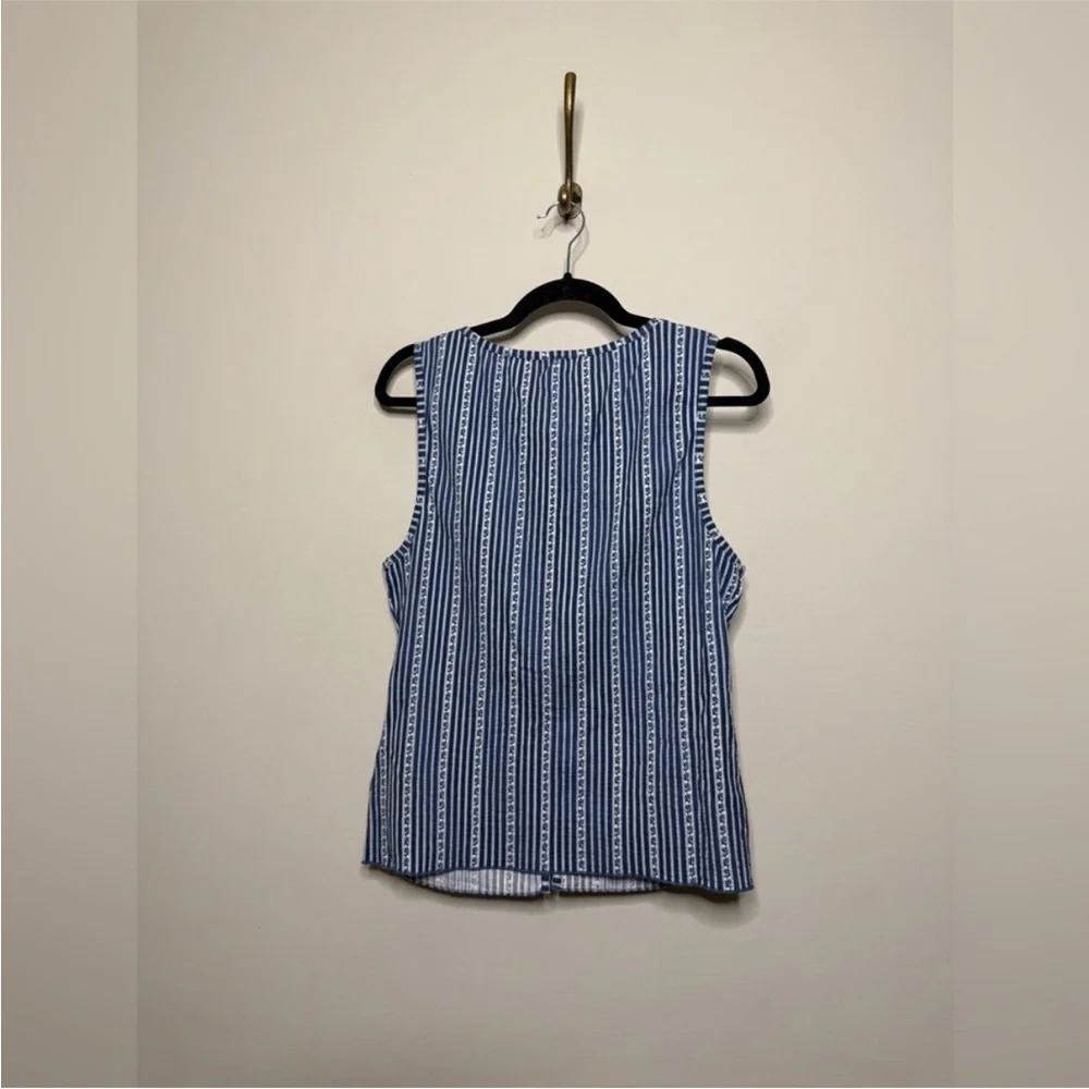 Free People Tilly Vest in Navy Stripe Combo